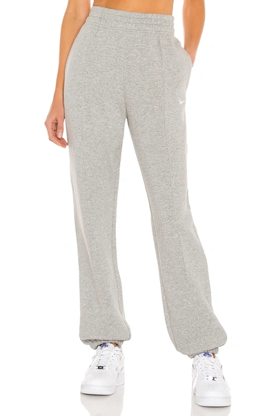 Shop Nike Nsw Fleece Pant In Dark Heather Grey