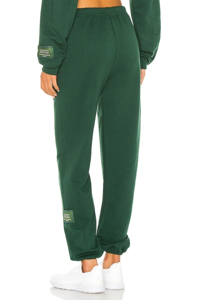 Shop Danzy Classic Collection Sweatpant In Hunter Green