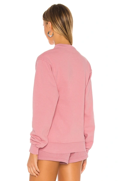 Shop Lovers & Friends Fresh Air Self Care Sweatshirt In Dusty Pink