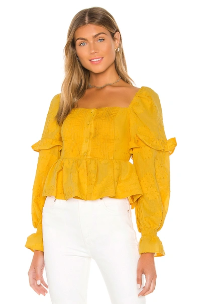 Shop Tularosa Amanda Top In Marigold