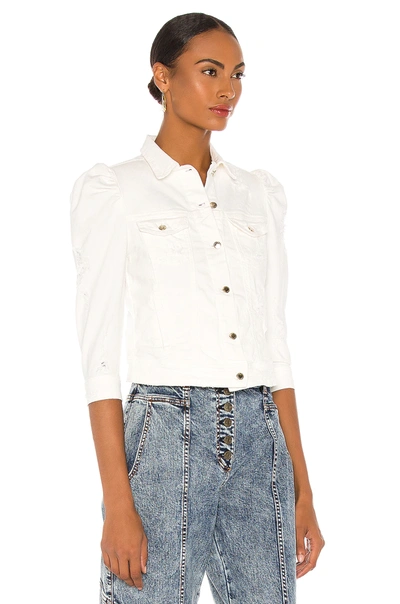 Retroféte Ada Puff-sleeve Denim Jacket