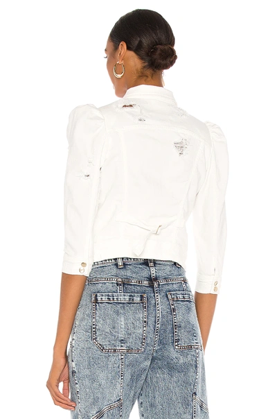 Retroféte Ada Puff-sleeve Denim Jacket