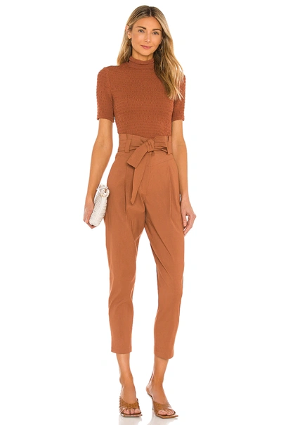 Shop A.l.c Davis Pant In Deep Amber