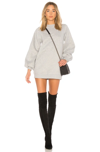 Shop Lovers & Friends Jessa Sweatshirt Dress In Charcoal