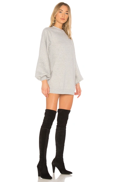 Shop Lovers & Friends Jessa Sweatshirt Dress In Charcoal