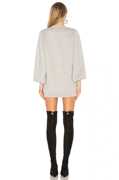 Lovers & Friends Jessa Sweatshirt Dress In Charcoal