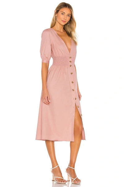 Shop The Jetset Diaries Tessa Midi Dress In Blush