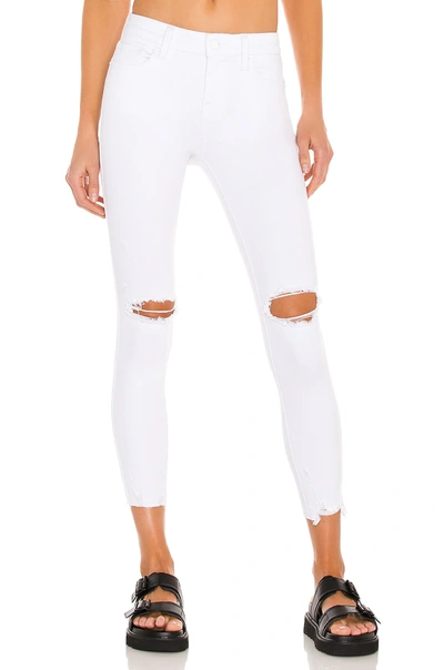 Shop Pistola Audrey Crop Mid Rise Skinny In Wrecked Pear
