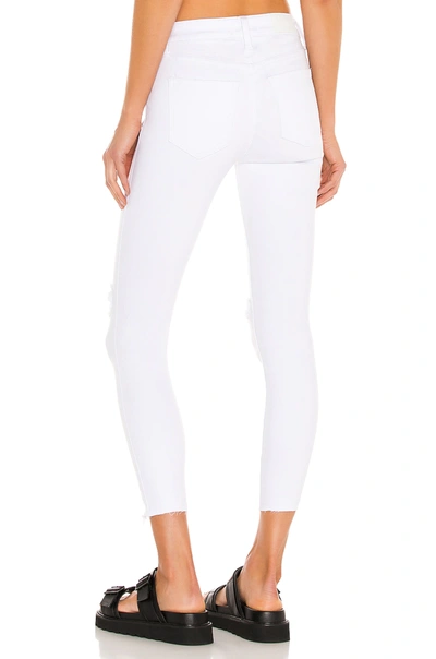 Shop Pistola Audrey Crop Mid Rise Skinny In Wrecked Pear
