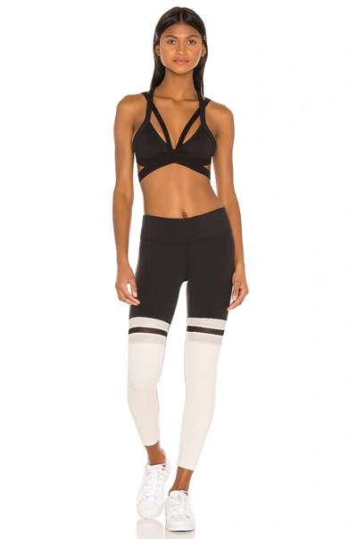 Shop Alo Yoga Nadi Sports Bra In Black