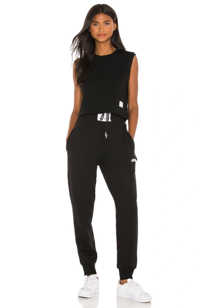 Shop Adam Selman Sport Hi Rise Sweatpant In Black