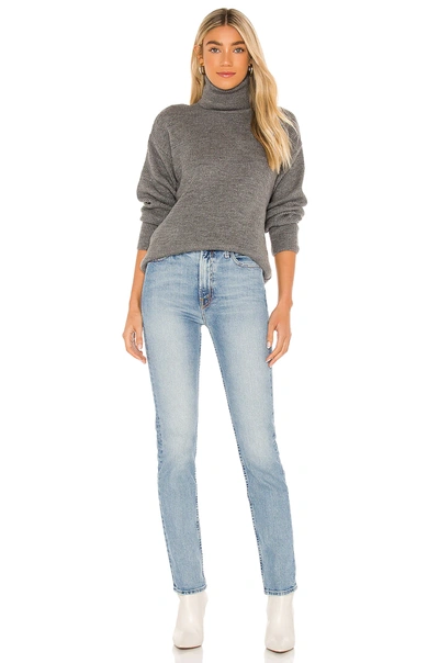 Shop Ow Intimates Anna Knit Sweater In Grey Melange