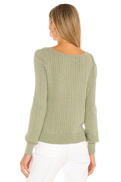 Shop Stitches & Stripes Gibson Top In Moss