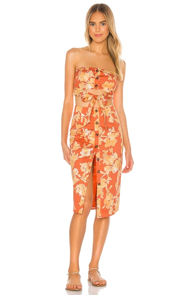 Shop Privacy Please Pippa Top In Coral Renee Floral