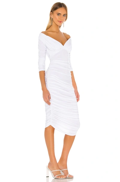 Shop Norma Kamali Tara Dress In White
