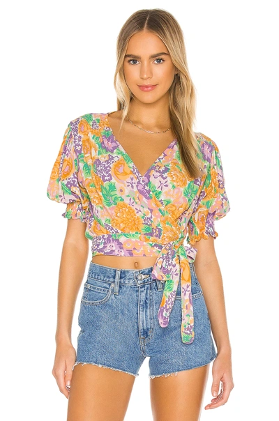 Shop Faithfull The Brand La Colle Top In Ade Floral