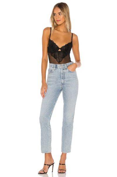 Kat The Label Zephyr Bodysuit In Black