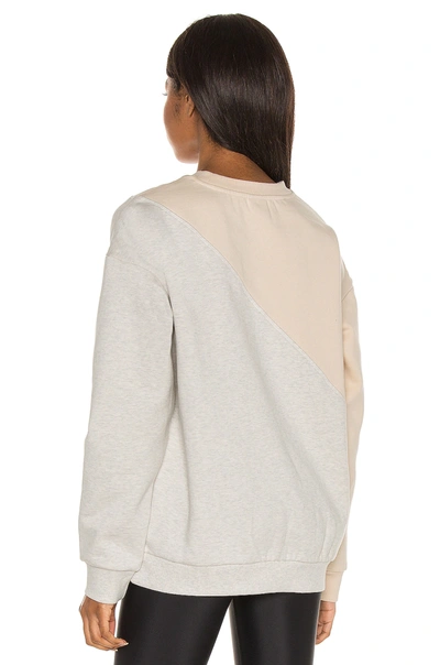 Shop P.e Nation First Position Sweatshirt In Pearled Ivory