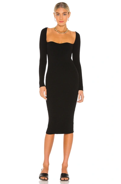 Shop One Grey Day X Revolve Olivia Midi Dress In Black