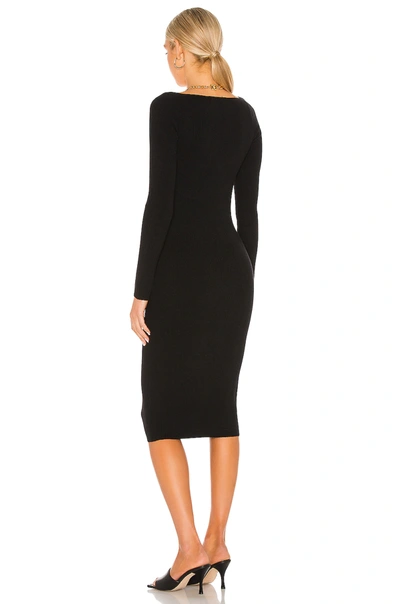 Shop One Grey Day X Revolve Olivia Midi Dress In Black
