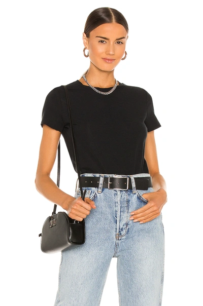 Commando Essential Stretch-cotton Jersey Thong Bodysuit In Black