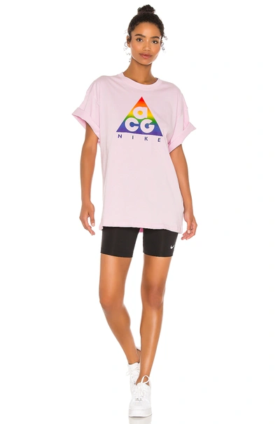 Shop Nike Nsw Max 90 Betrue Tee In Pink Foam  Multicolor & Black