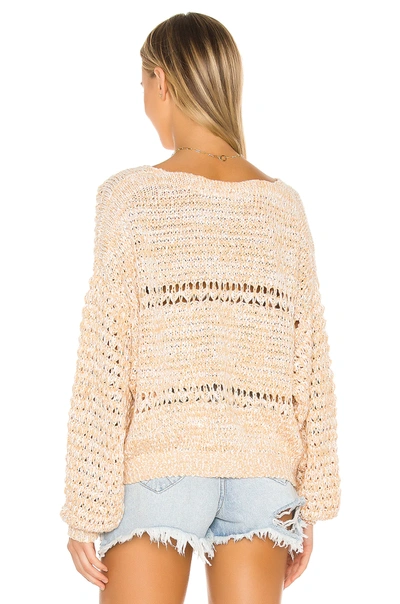 Shop Free People Coconut V Neck Sweater In Neutral