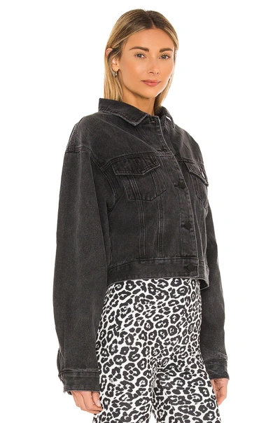 Sndys Lounge Laurent Denim Jacket In Black