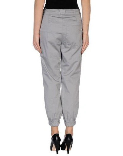 Shop Dondup Casual Pants In Light Grey