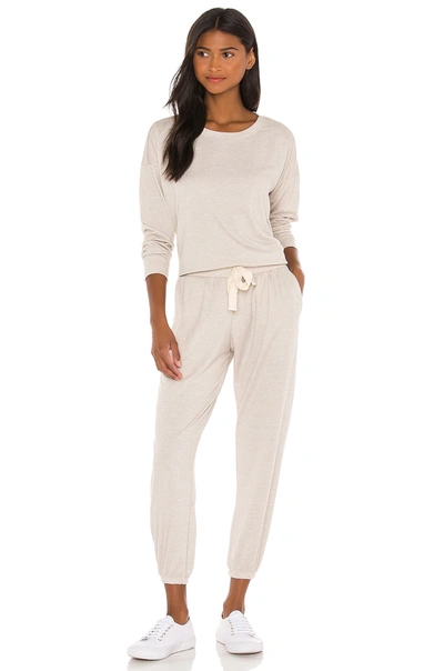 Shop Onzie X Revolve Divine Pant In Heather Oatmeal