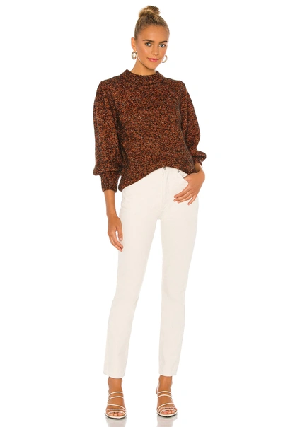 Shop Anine Bing Rosalind Sweater In Brown