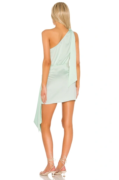 Shop L'academie The Ambrosine Mini Dress In Mint Green