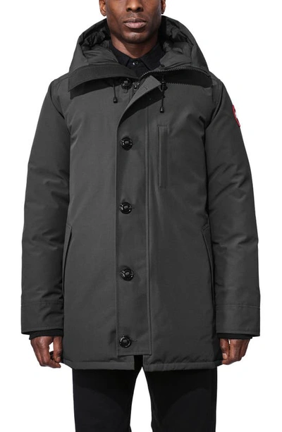 Shop Canada Goose Chateau Slim Fit Down Parka In Graphite