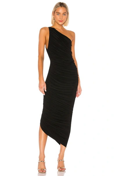 Shop Norma Kamali Diana Gown In Black