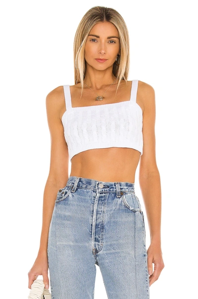 Shop 525 Cable Tiny Tank In Bleach White