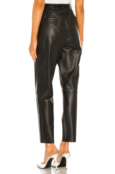 Shop Lamarque Umay Leather Pant In Black