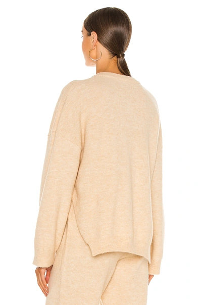 Shop Nanushka Lamee Sweater In Creme