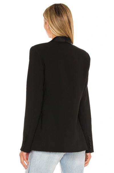 Shop Amanda Uprichard Jane Blazer In Black