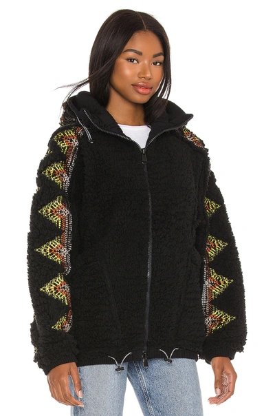 Shop Free People X Fp Movement Lodge Livin Jacket In Black Combo