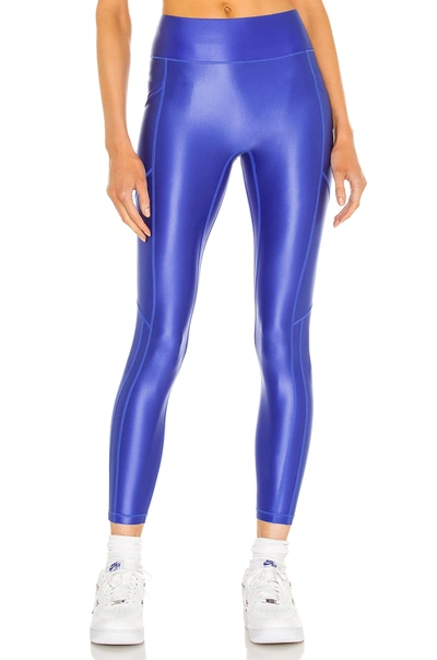 Shop All Access Center Stage Pocket Legging In Sapphire Blue Shine