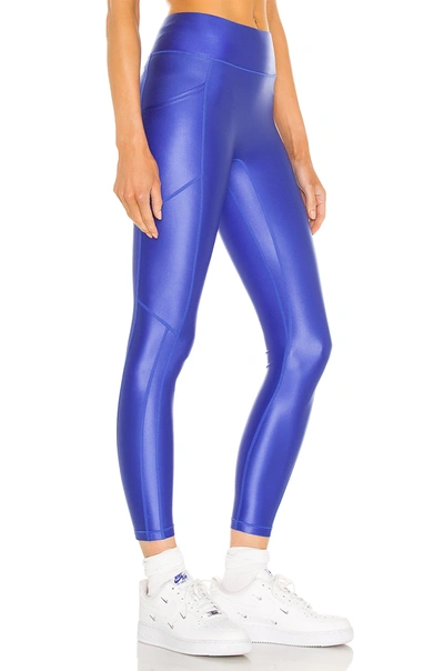 Shop All Access Center Stage Pocket Legging In Sapphire Blue Shine