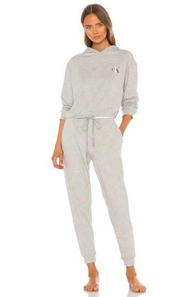 Shop Calvin Klein Underwear One Basic Lounge Sweatpant In Grey Heather