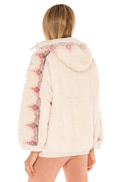 Shop Free People X Fp Movement Lodge Livin Jacket In Natural,pink Combo