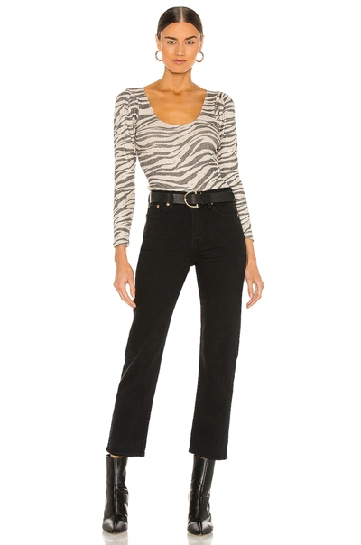 Levi's Wedgie High Waist Straight Jeans In Black Heart