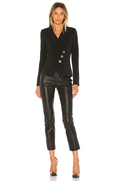 Shop Smythe Wrap Blazer In Black