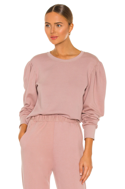 Shop A.l.c Rayna Sweatshirt In Baby Pink