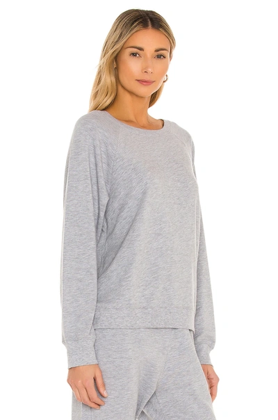 Shop Eberjey Blair Sweatshirt In Heather Grey