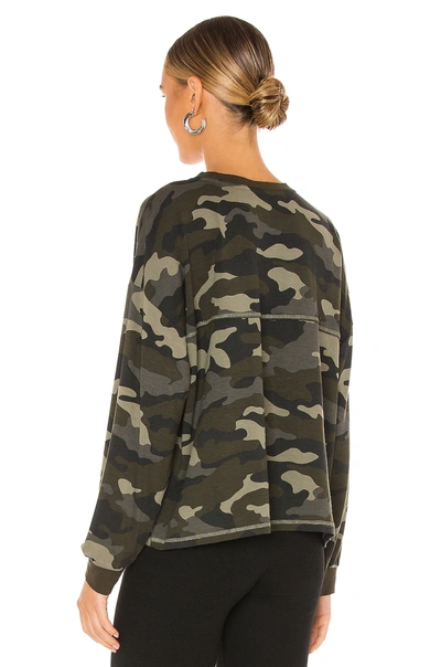 Shop Bb Dakota Nothin' To See Here Sweatshirt In Army Green