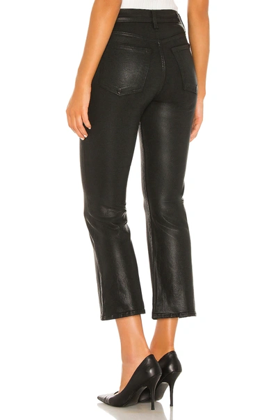 Shop 7 For All Mankind High Waisted Slim Kick Jean In Black Coated