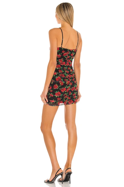 Shop Nbd Juli Mini Dress In Black & Red Floral
